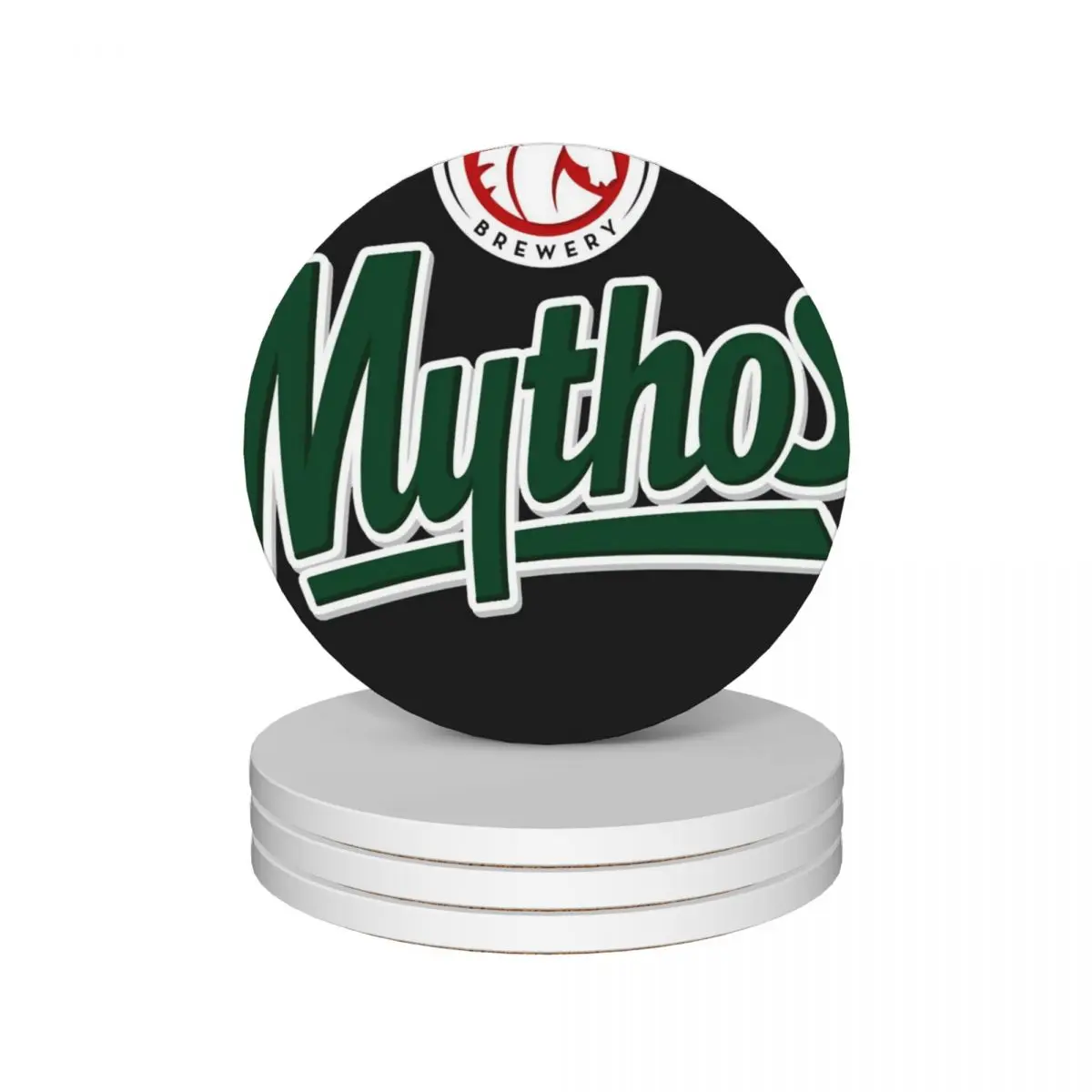 

Mythos beer Ceramic Coasters (Set of 4) customized cup holder cup pads Coasters