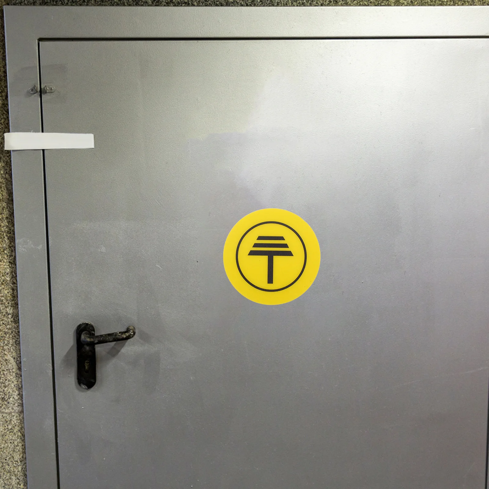 50 قطعة علامات تحذير التأريض علامات تنبيه كهربائية عاكسة لسلك ساحة حصص قضبان لوحات مخاطر لافتات السلامة البلاستيكية