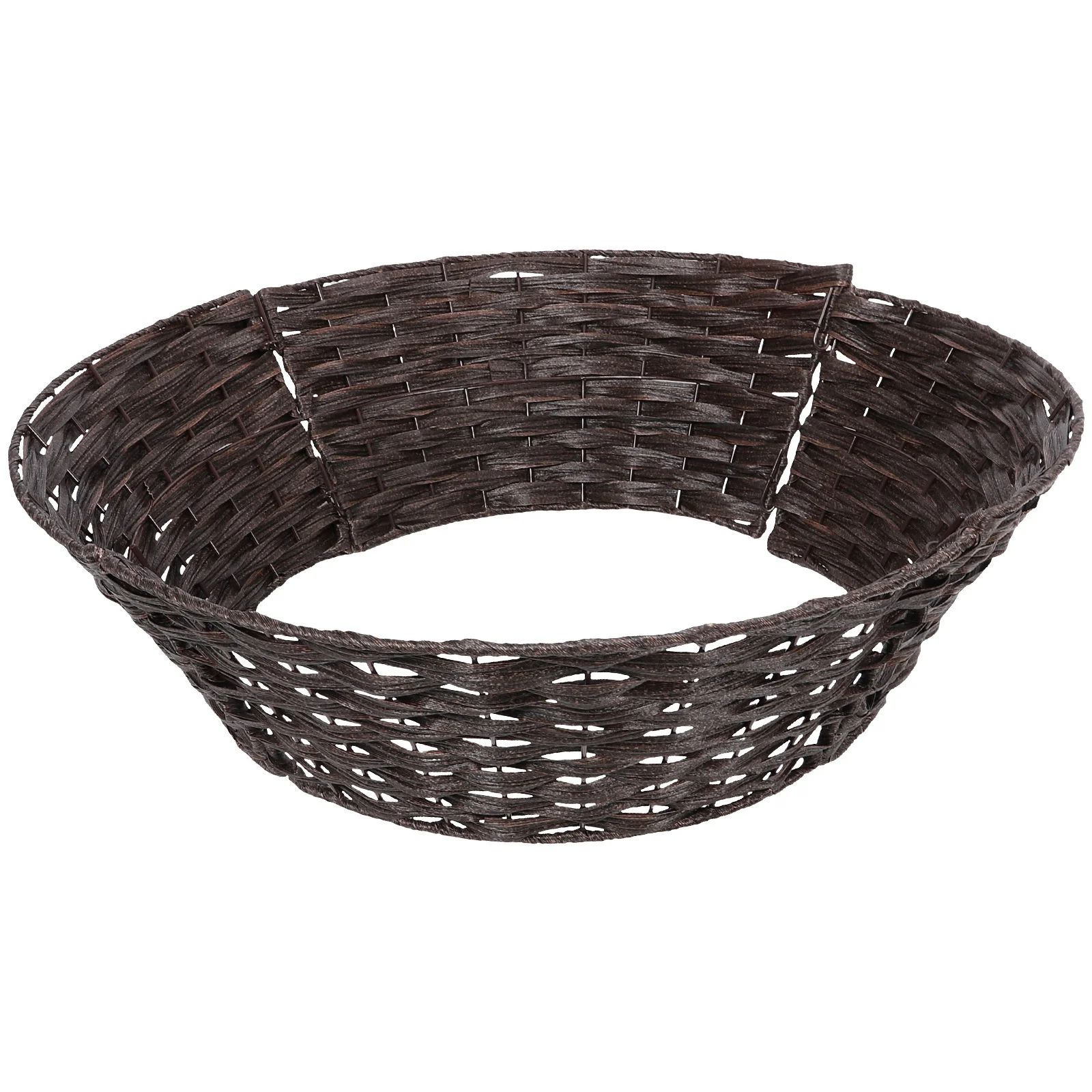 

Christmas Tree Skirt Plastic Material Tree Collar for Xmas Party Home Shop Hotel Christmas Holiday Decoration