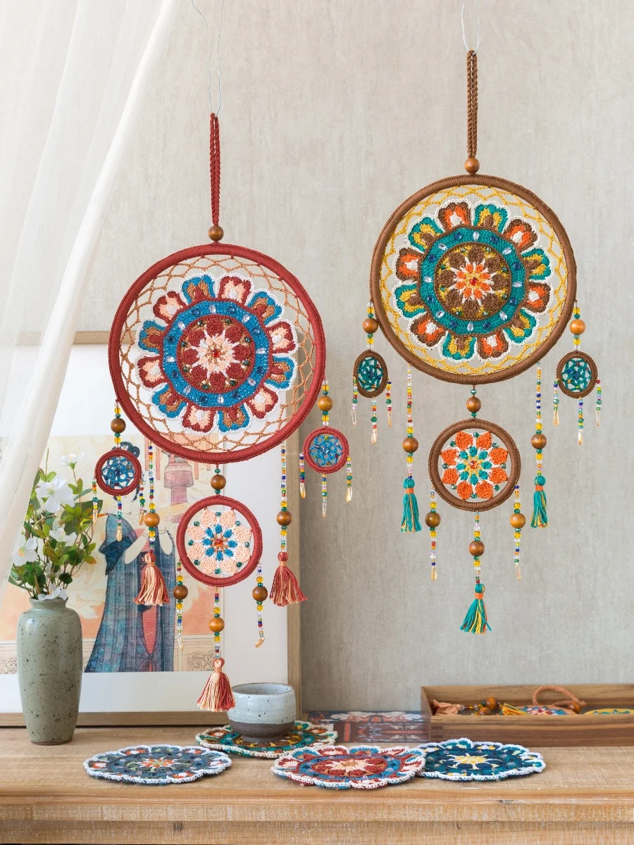 

Handmade Lace Yarn Ball Material Kit Dream Catcher Crochet Small Items Cotton Yarn for Clothing Accessories Summer 2023