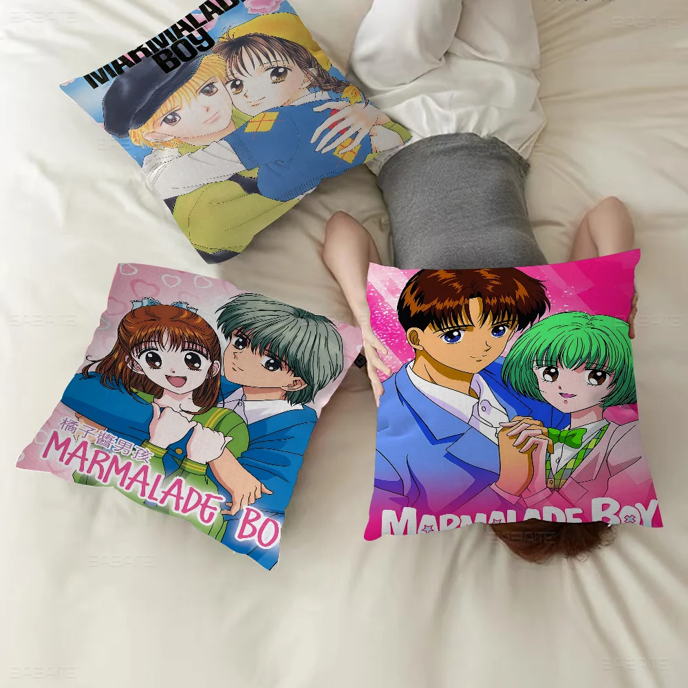 

Anime Marmalade Boy Classic Vintage Cushion Cover Inches Farmhouse Decor Home Throw Pillow Covers For Couch Decorations