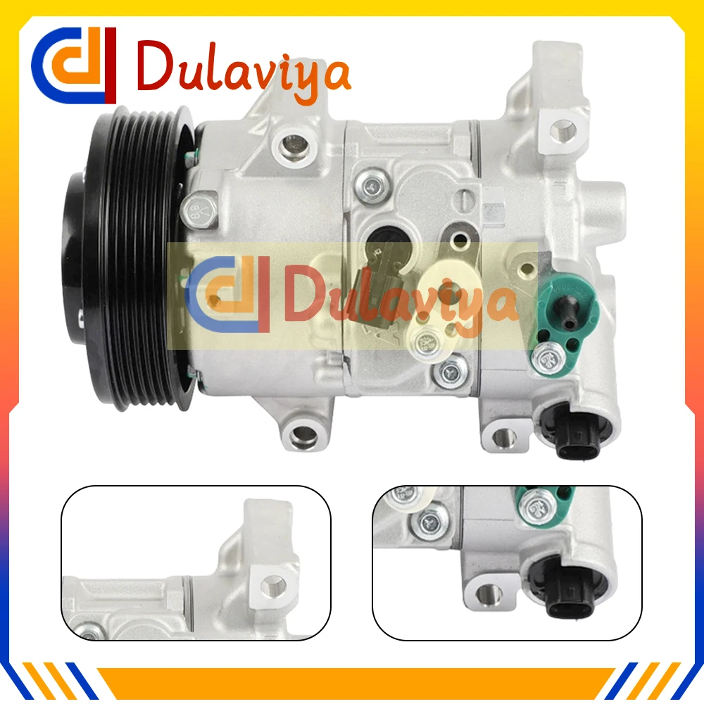 

For Air Conditioning Compressor 2011-2013 Toyota Corolla 1.8L 2011-13 Toyota Matrix 1.8L 1177322 141069C 178322 2021465 471-1023
