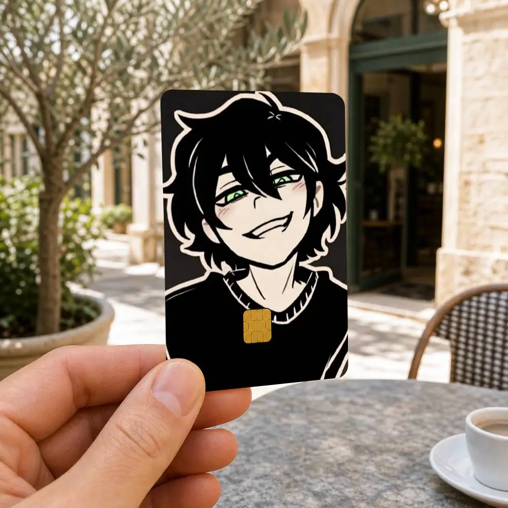 The Coffin of A-Andy and L-Leyley  Waterproof Bank Card Sticker Skin for Credit Debit Chip Cards Decorative Cover Film