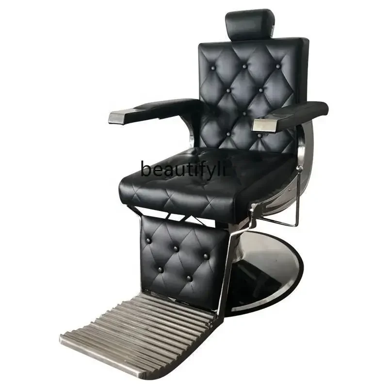 

The hair salon can put down barber chair, haircut and beauty salon, lift large chassis and cut the hair chair.