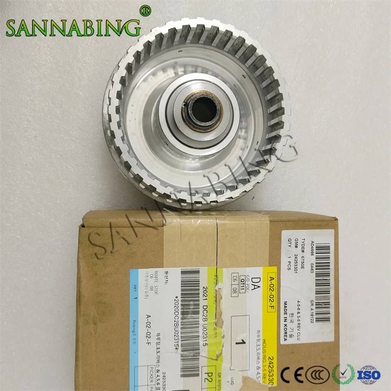 Nieuwe 6T50E 6T50 24253301 Automatische transmissie-ingangstrommel met dubbele koppeling