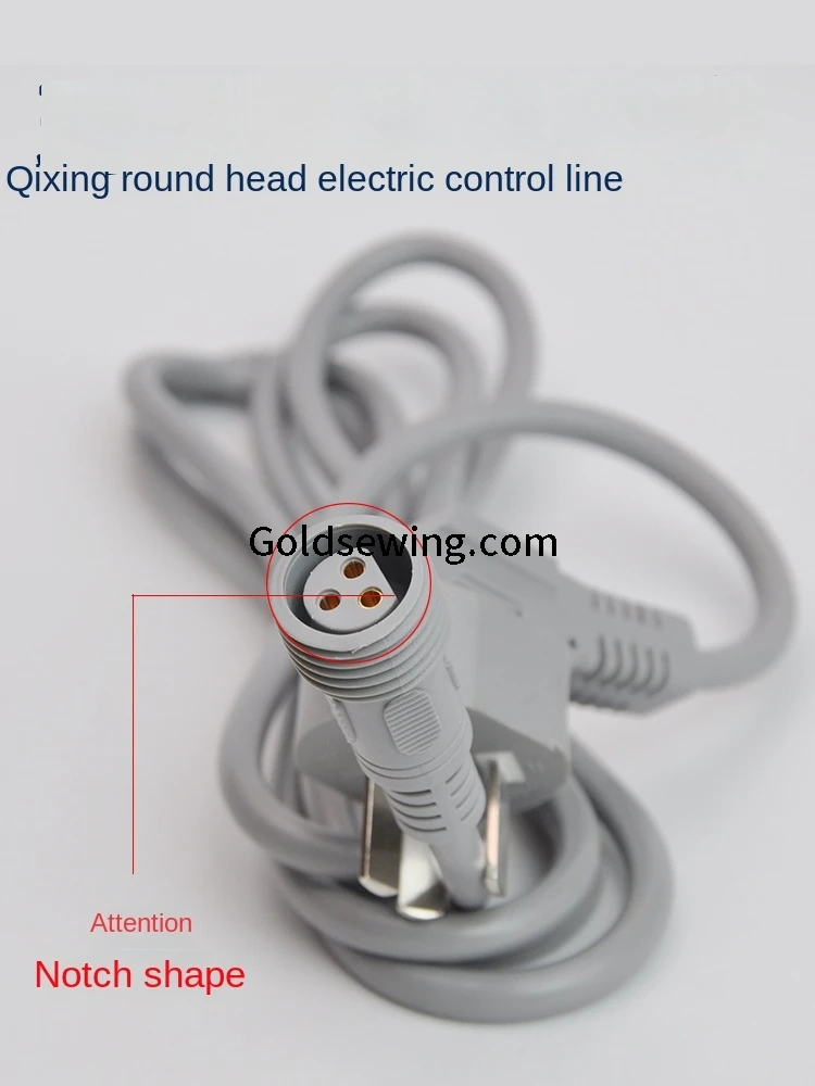 1PCS Power Cord Four-Hole Plug Power Cable Round Head Cable for Jack Qixing Electronic Control Huolong All-in-One Machine Zoje