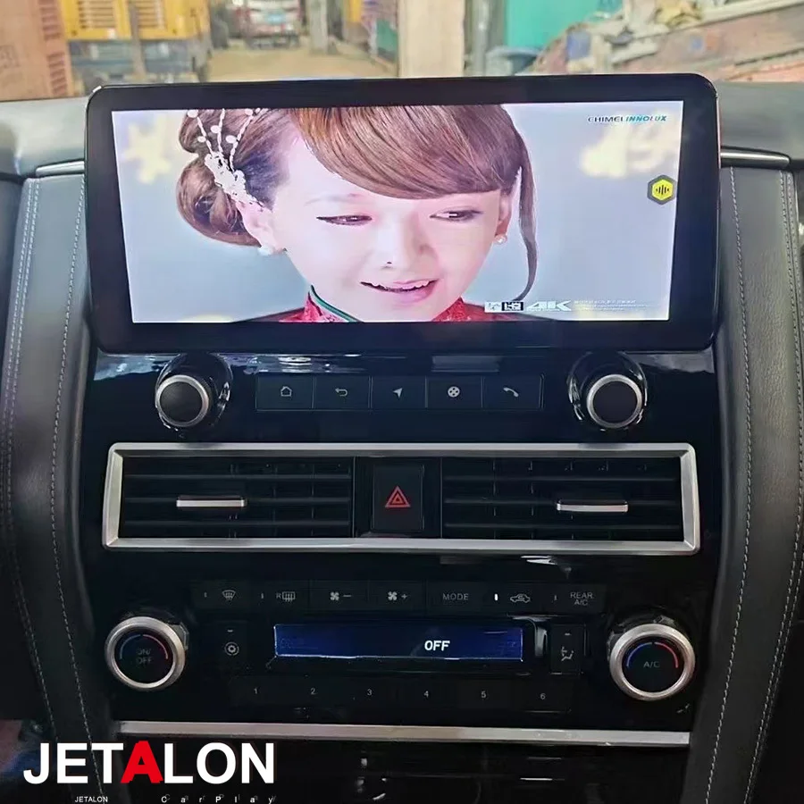 12.3inch Android 14 For Nissan Patrol Y61 Y62 Infiniti QX80 QX56 Car Radio GPS Video Player Carplay HUTesla Screen Carplay Auto