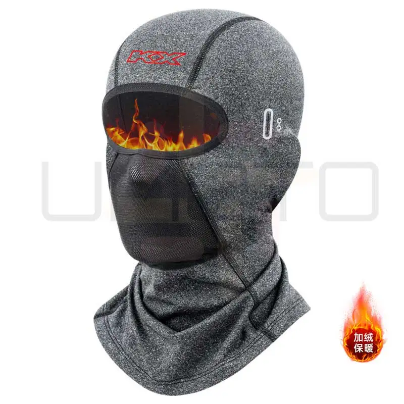 for kawasaki KX Outdoor Hood Bicycle Helmet Cycling Balaclava Hat Caps Men's Face Mask Motorcycle Lined Breathable Sun Protectio