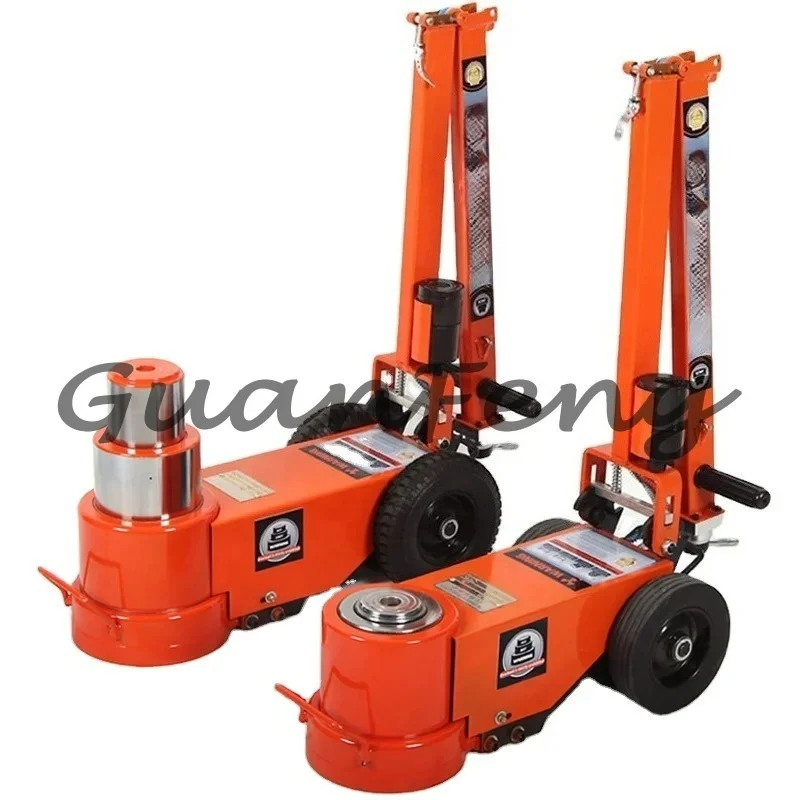 50-Ton Heavy Duty Pneumatic Floor Jack for Truck Maintenance, Pneumatic Lifting Tools for Garage Vehicle Maintenance