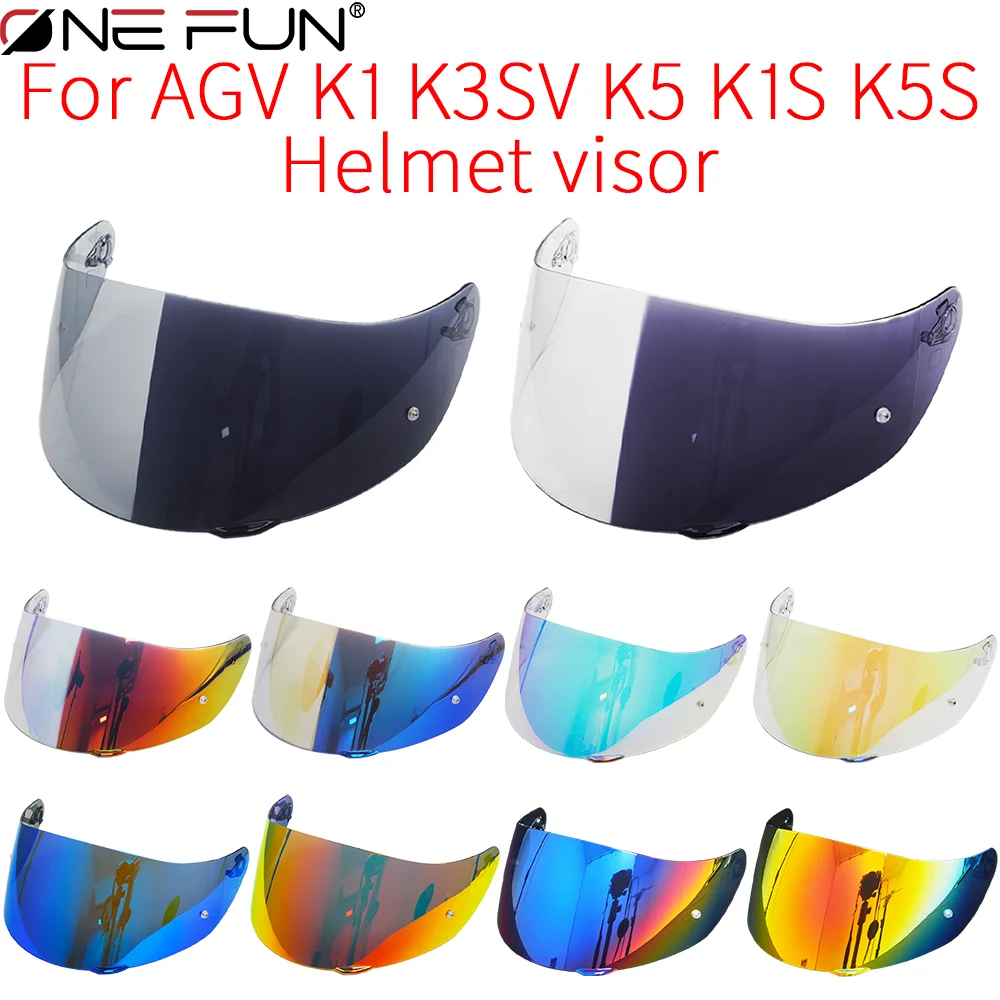 K1S Helmet Visor Photochromic For AGV K1 K1S K3SV K5 K5S Motorcycle Helmet Accessories Uv Protected Waterproof Lens Shield