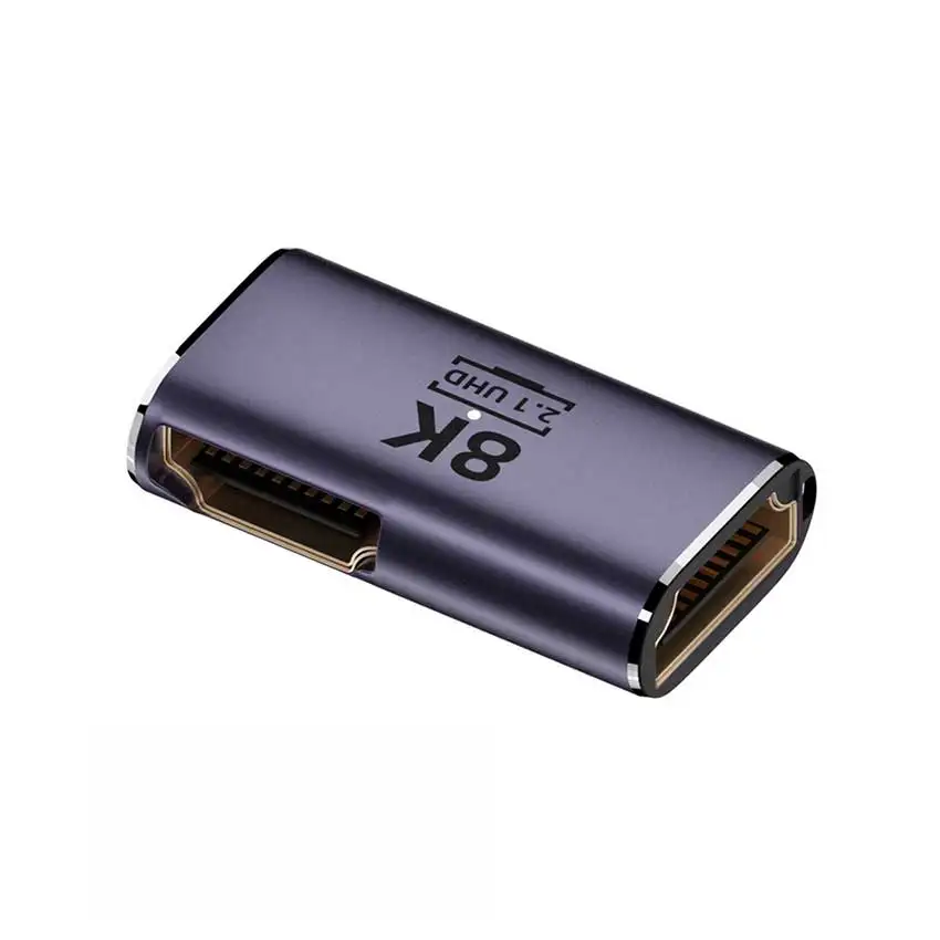 JCD 8K UHD 2,1 HDMI-kompatibel Extender Adapter Stecker 90 Grad Männlich Zu Weiblich Konverter Für PS4 PS5 HDTV Computer Laptop Monitor