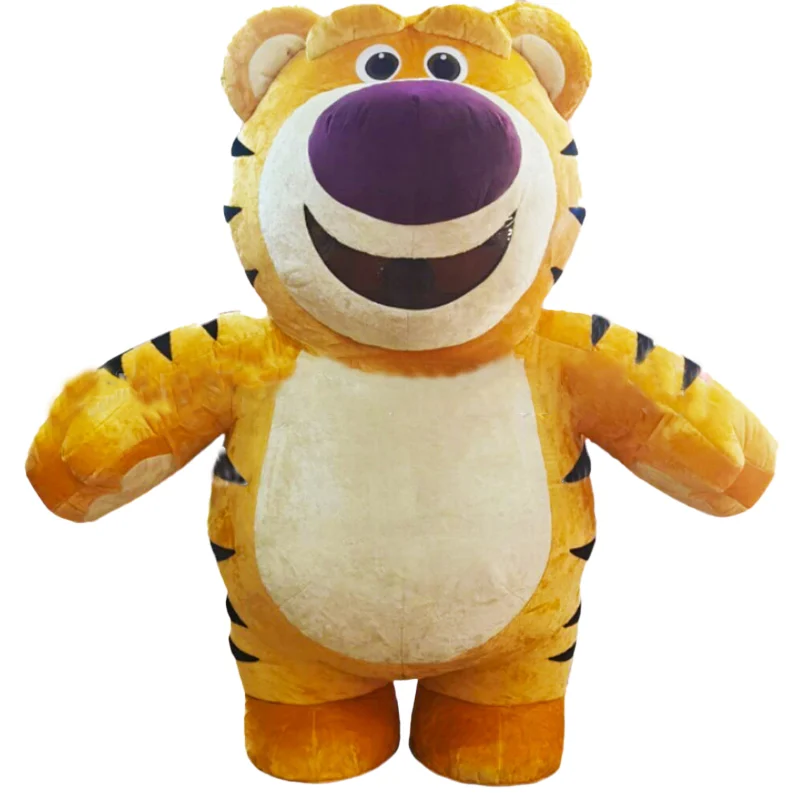 260Cm Tijger Opblaasbare Mascotte Tighnari Pluche Mascotte Kostuums Wandelen Volwassen Maat Carnaval Kostuums Feest Cosplay Kleding