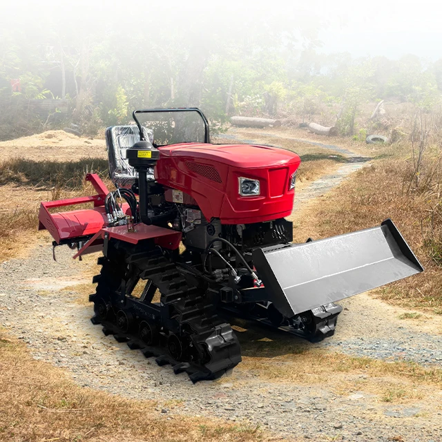 Multi-Functional Micro-Cultivator for Small Agricultural Orchards Automatic Rotary Cultivator High-Capacity Engine