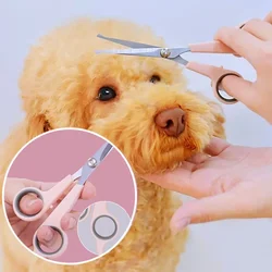 Dog Hair Scissors Dogs Hair Trimmer Dog Grooming Stainless Steel Scissors for Dogs Cleaning Hand Protector Scissors Pet Supplies