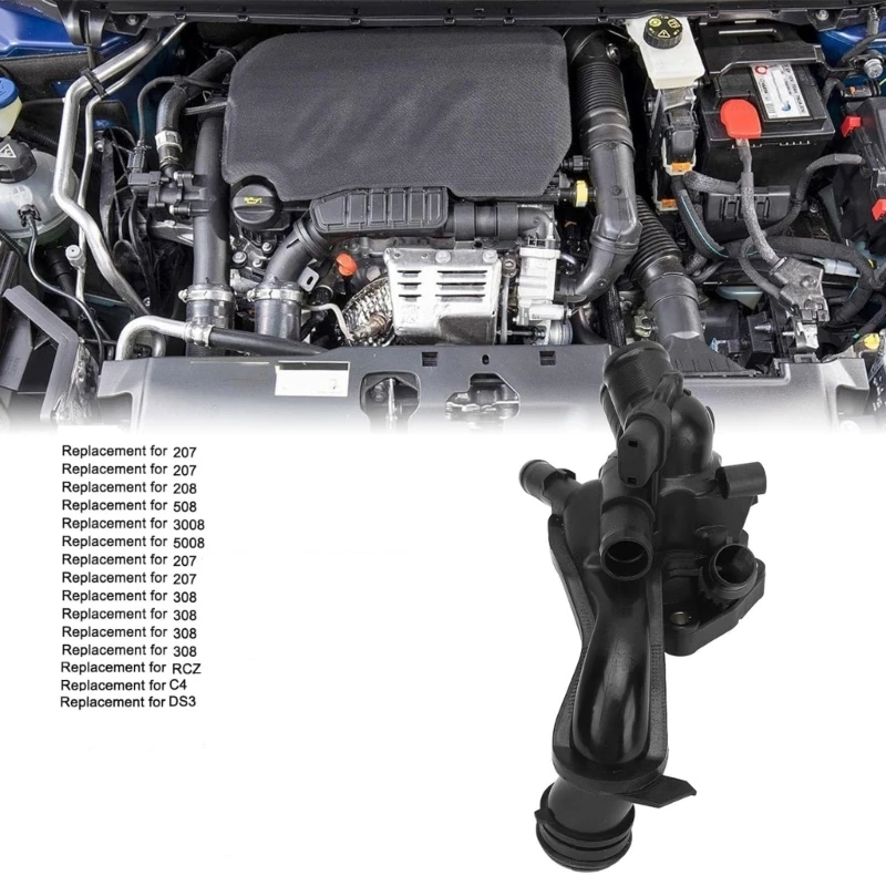 

Car Thermostats, Engine Coolant Thermostats Housing with Sensors 1336CC Replacements for R55 R56 R57