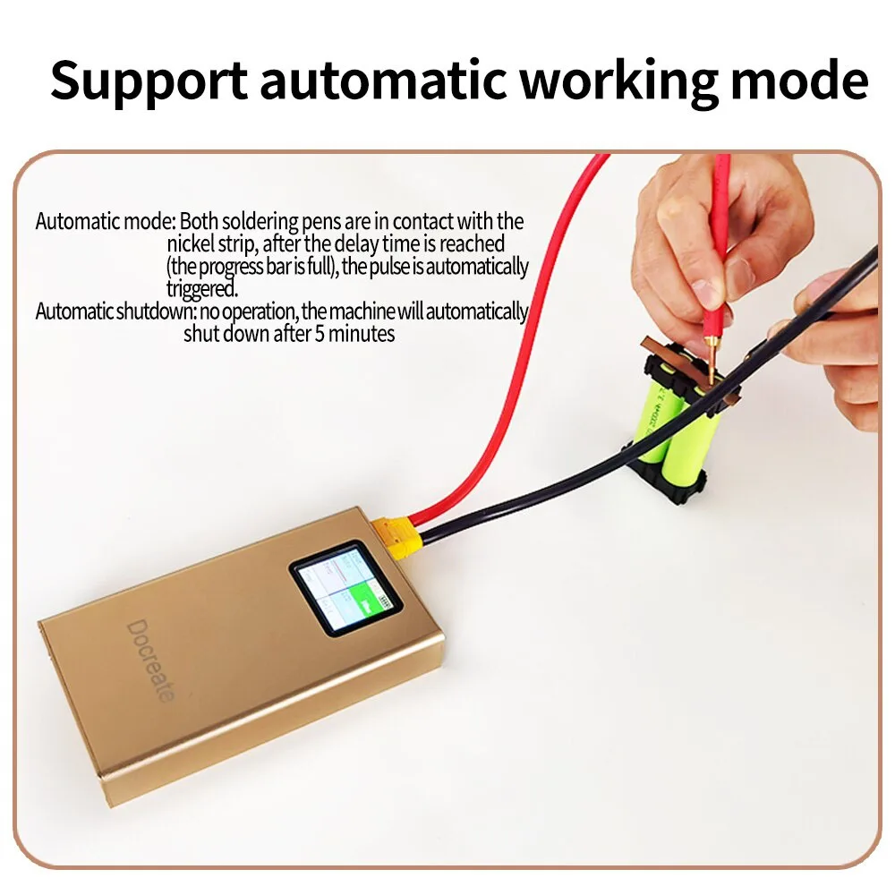 DO-01 Handheld Spot Welder 18650 10000mah Equipment Mini Portable Soldering Machine Lithium Battery Pack Welding Tool 99 Gears