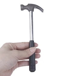 Household Tool Powerful Multi-purpose Ramshorn Hammer High Carbon Steel Forging Rubber Non-slip Handle Mini Small Iron Hammer