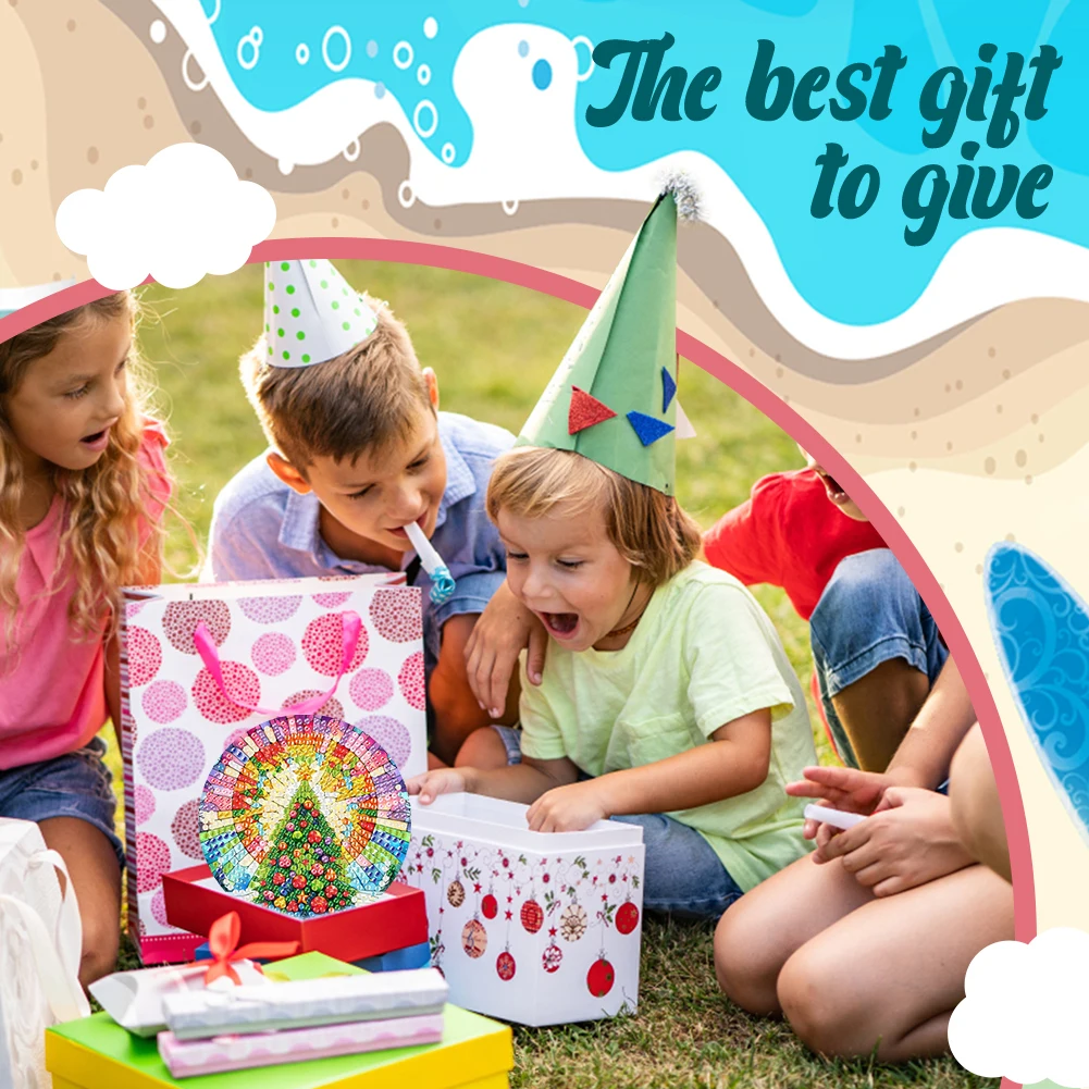 

6pcs DIY Diamond Painting Art Coaster Kit with Holder Diamond Painting Crafts Coaster for Beginners Adults & Art Craft Supplies