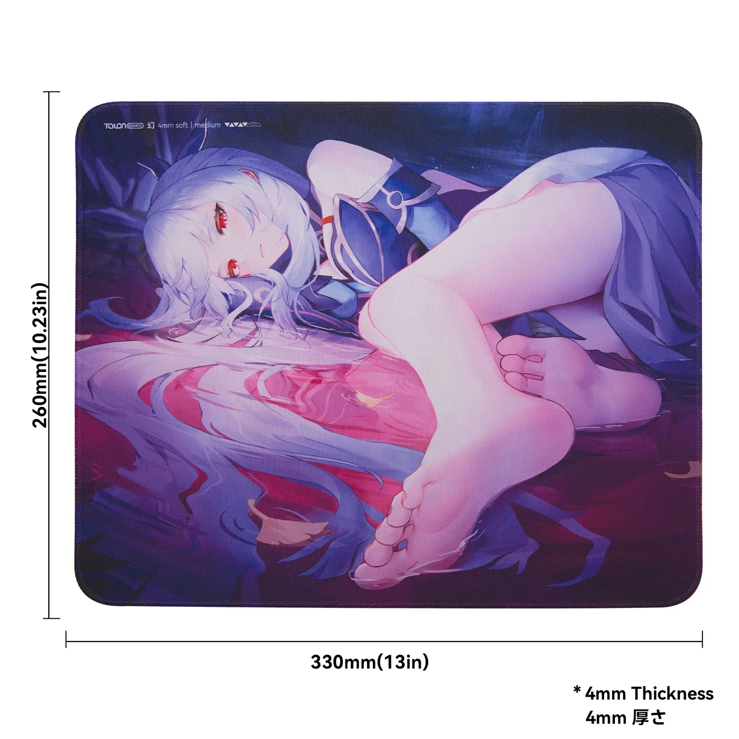 TALONGAMES E-Sports Gaming Mouse Pad M size Waterproof Coating Fabric Cross Anti Slip Function Mousepad Gamer Computer Mouse Mat