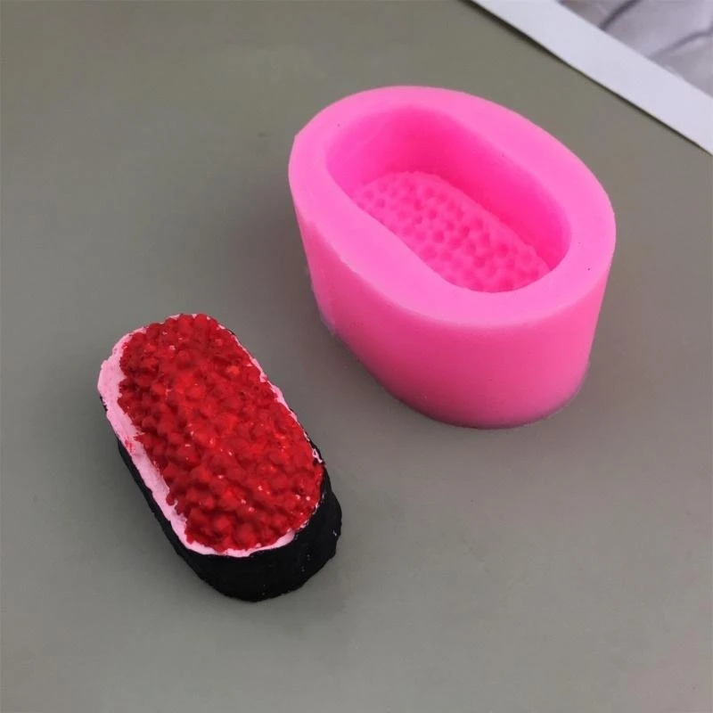  Silicone Mousse Molds Cake Moulds Sushi Shaped Dessert Molds Chocolate Molds Cake Decorating Tool for Kitchen Bakings
