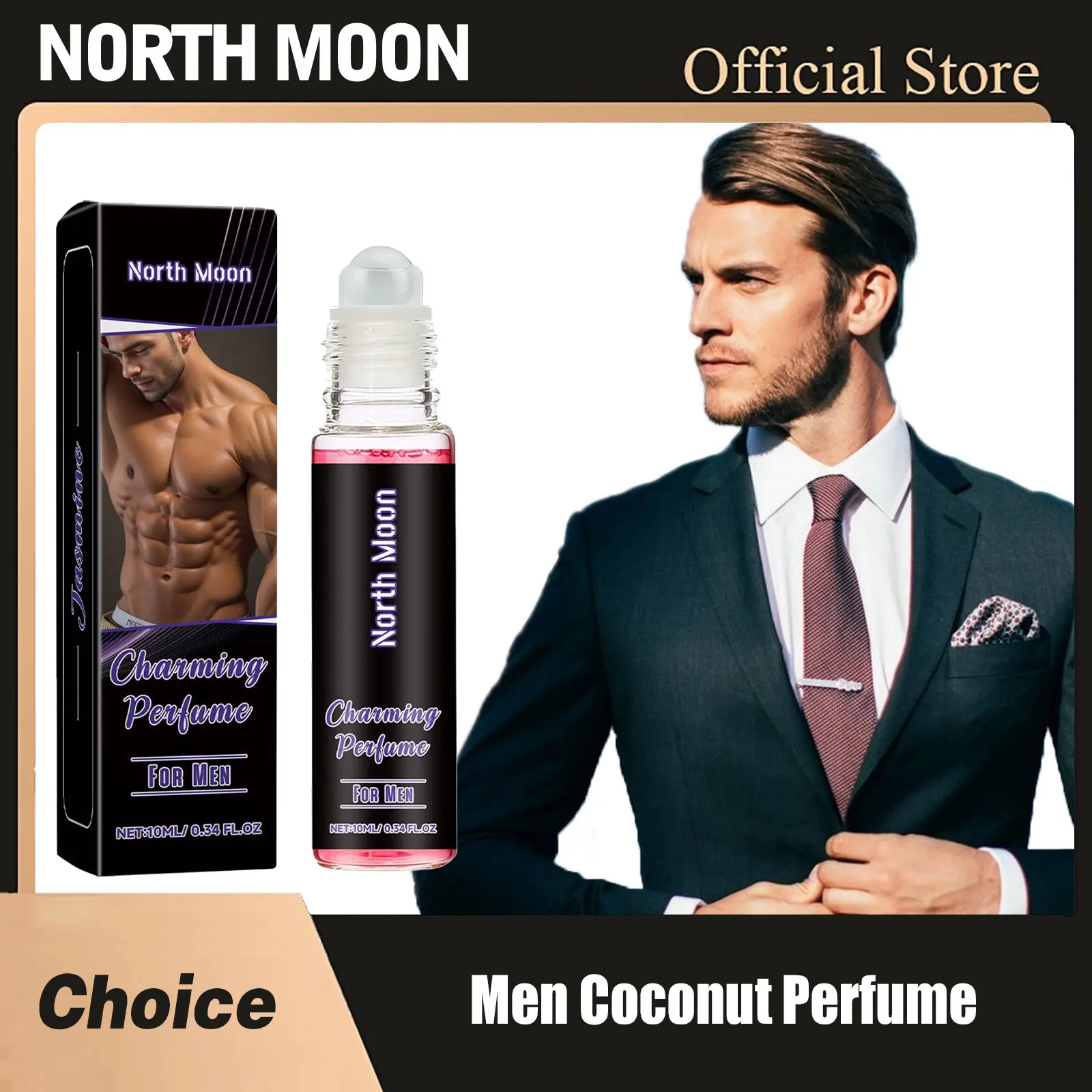 

Men Coconut Perfume Lasting Fragrance Keep Charming Improving Confidence Increasing Attractive Romantic Dating Pheromones Parfum