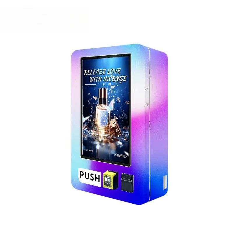 24Hours Self Service Burn Tobacco Cigar Vending Machine Age Verification Fragrance Vending Machine with Touch Screen Customized