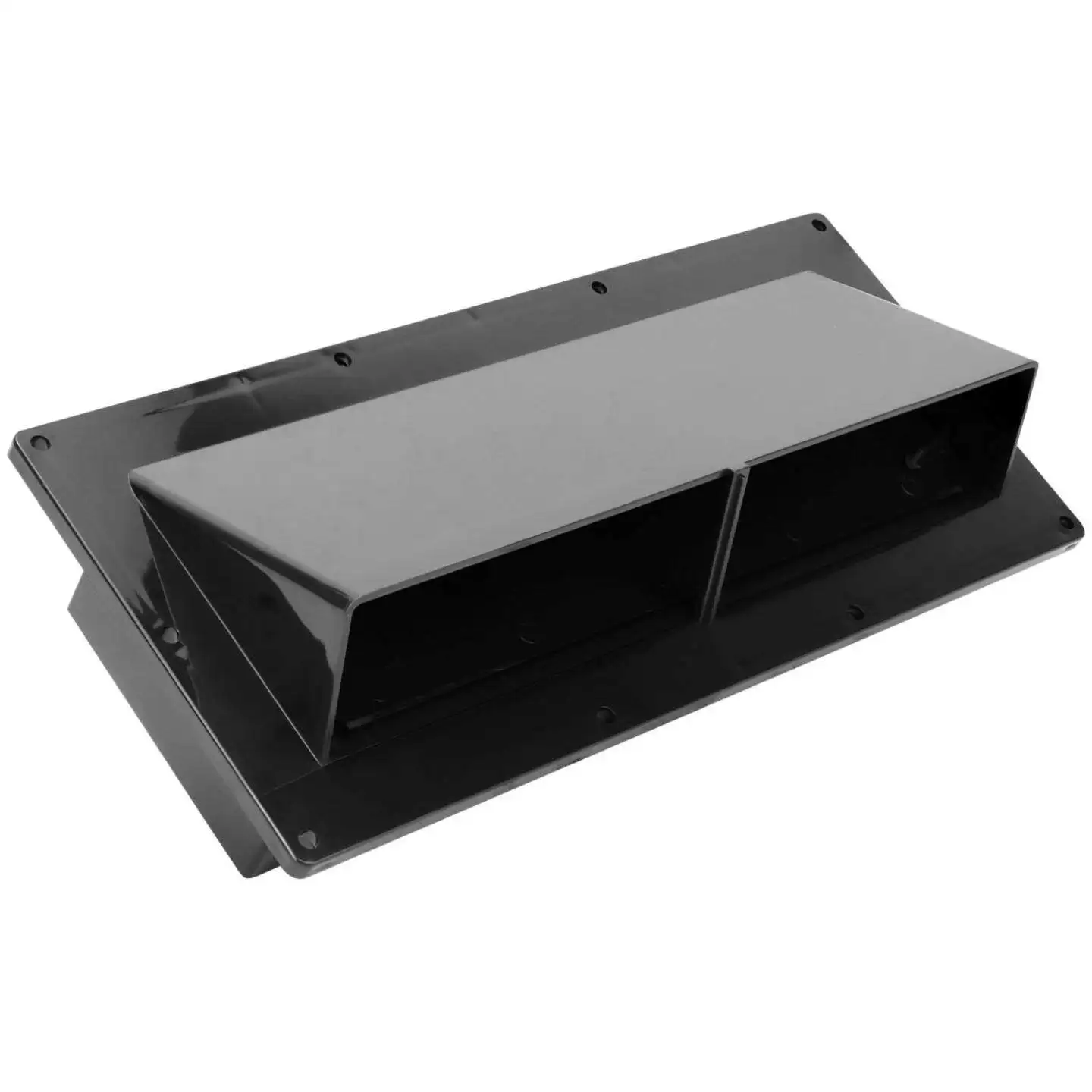 RV Exterior Range Hood Vent ABS Waterproof Black Cover for Shower Outlet Camper Trailer Kitchen Air Exhaust