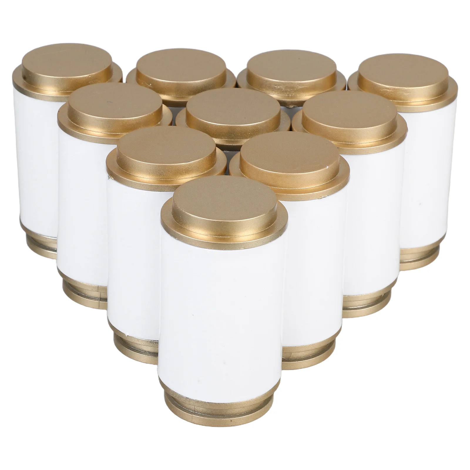 

10Pcs Curtain Rod End Caps Decorative Finials for 28mm Rods Home Decor Kitchen Bedroom Bathroom Curtain Rod Accessories