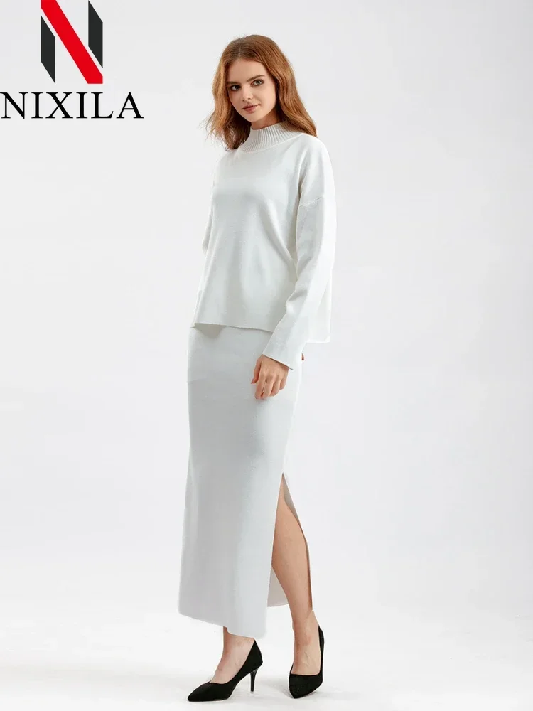 New Women Knit Skir… - image