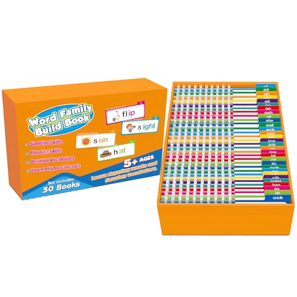 رسالة الأصوات بطاقات فلاش ABC المفردات بطاقات فلاش رياض الأطفال البصر كلمة بطاقات فلاش لاستعداد رياض الأطفال