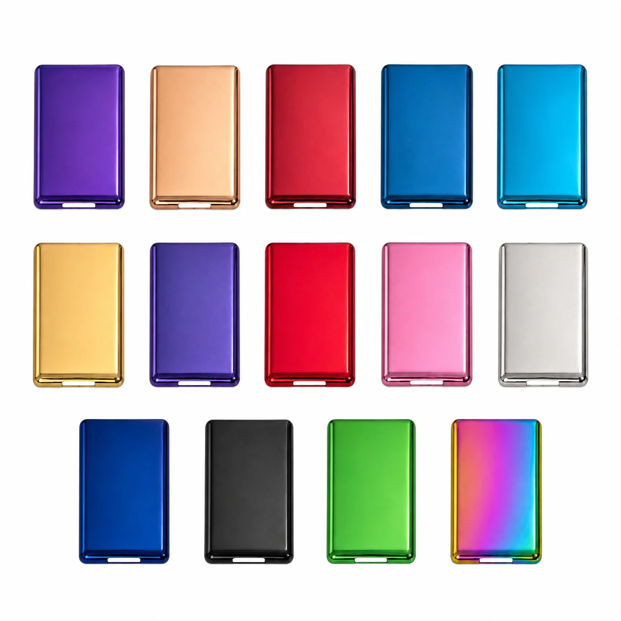 Replacement Metal Back Cover Housing Shell with Battery for iPod Classic Video A1136 A1238 5th‑7th Gen 30‑160GB Multicolor
