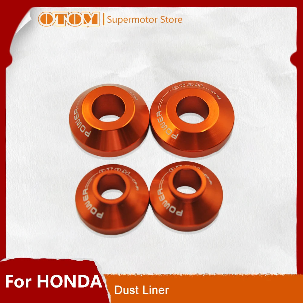 OTOM Motorcycle Front Rear Axle Dustproof Liner Hub Bushing Sand-proof Aluminum Cover For HONDA CR125 CRF250R CRF450X Motocross