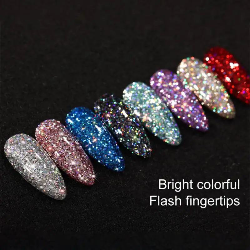 Nail Art Soak Off Varnish Long Lasting Nail Polish Glitter Gel Nail Polish High-quality Gel Nail Art Semi Permanent Long-lasting