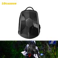 LGcarbon Motorcycle Hard shell backpacks for Motocross carbon fiber backpack Moto Racing travel Computer Bag helmet bags