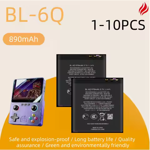BL-6Q 3.7V 970mAh battery rechargeable battery suitable for Nokia 6700C/6700 mobile phone battery