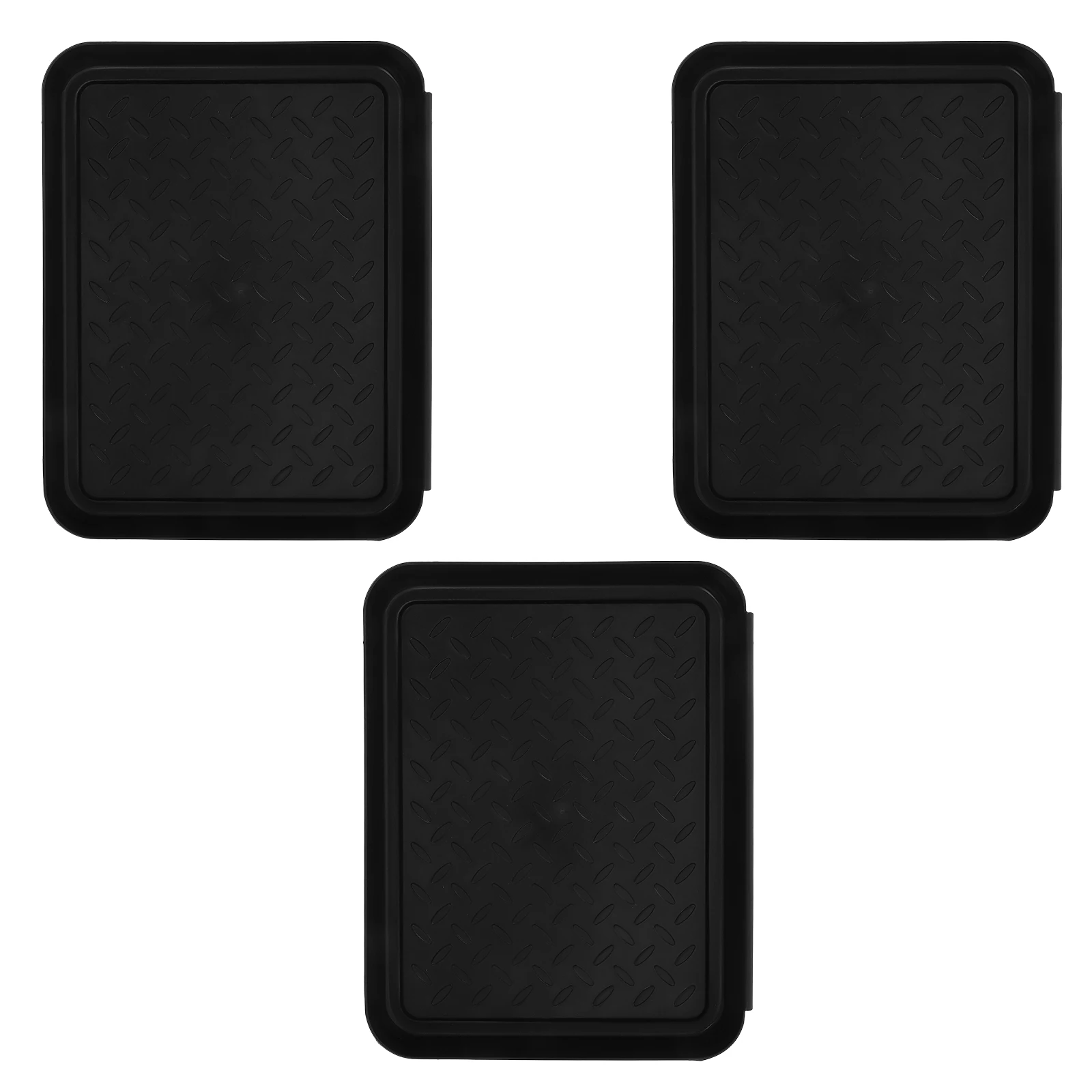 

3pcs Boot Tray Multi-Function Heavy Duty Plastic Shoes Storage Tray For Indoor Outdoor Mudroom Hallway Shoe Rack Boots Mat