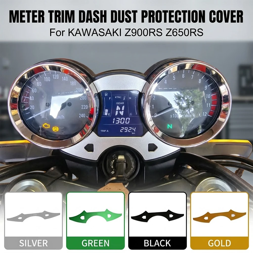 Instrument Dust Sticker Decorative Parts Motorcycle Accessories Instrument Protective Cover For Kawasaki Z650RS Z900RS 2018-2023