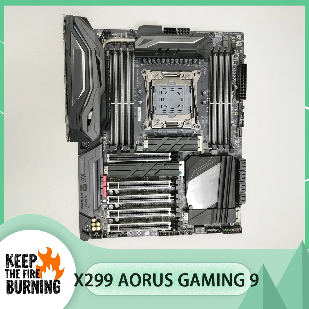 

X299 AORUS Gaming 9 LGA2066 DDR4 256GB ATX Support Core X-Series Processors Motherboard