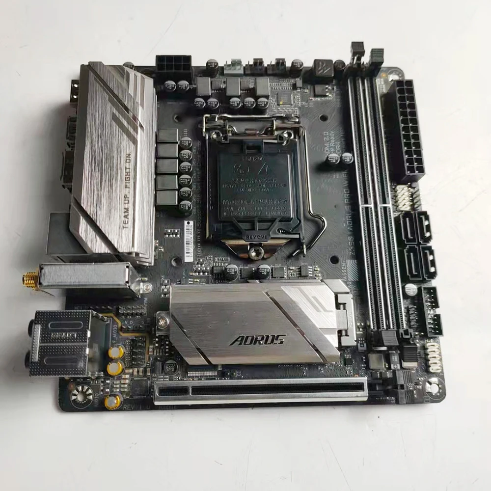 Imagem -04 - Aorus Pro Wifi para Gigabyte Lga 1151 Ddr4 32gb Pci-e 3.0 Mini-itx Desktop Placa-mãe de Alta Qualidade Navio Rápido Z390 i