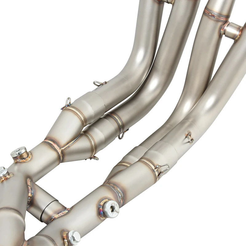 Sistem Knalpot Sepeda Motor Stainless Steel Pipa Penghubung Depan Peredam Suara Dengan DB Killer Untuk BMW S1000XR 2020-2023