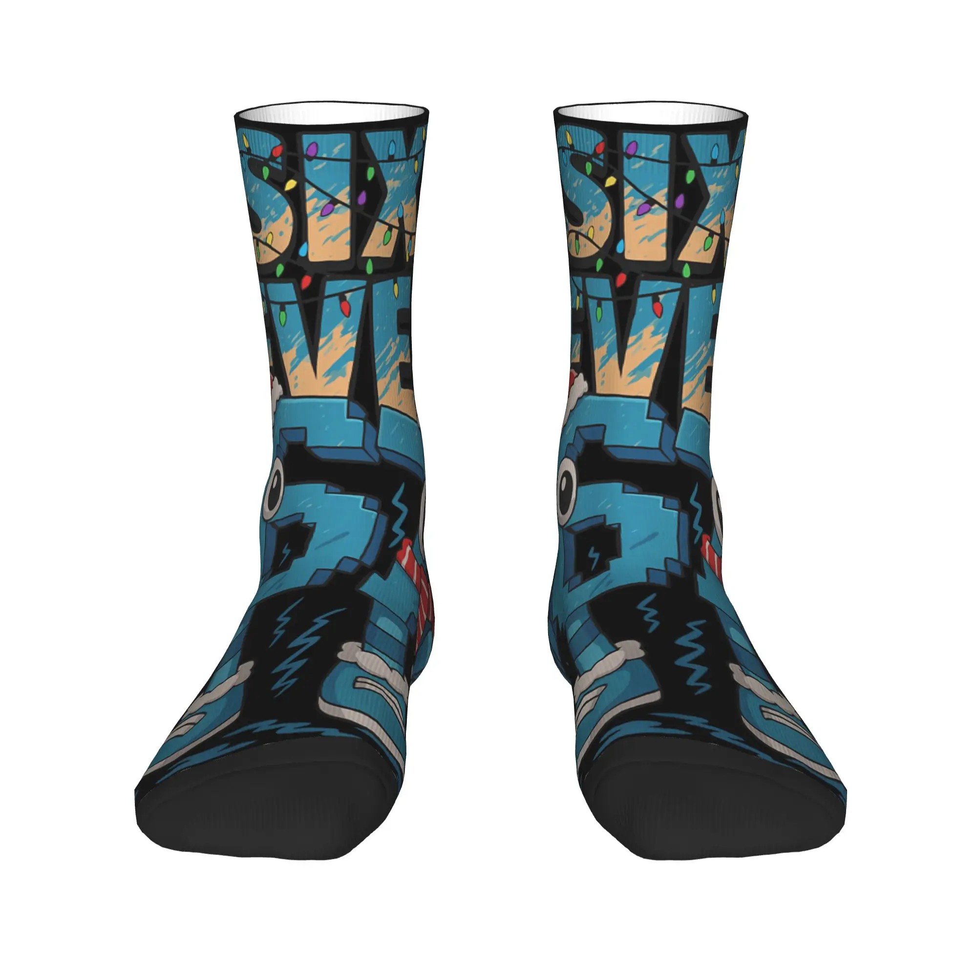 Meme 67 Six Seven 6 7 Italian Brainrot Christmas Stockings Couple Socks Soft Socks Winter Sports Anti-Slip Pattern Socks Gift