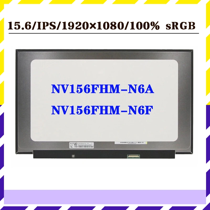 compativel com dell inspiron 3501 3505 3510 3520 3530 matriz do painel da tela lcd do portatil 19201080 156 nv156fhm n6f nv156fhm n6a 01