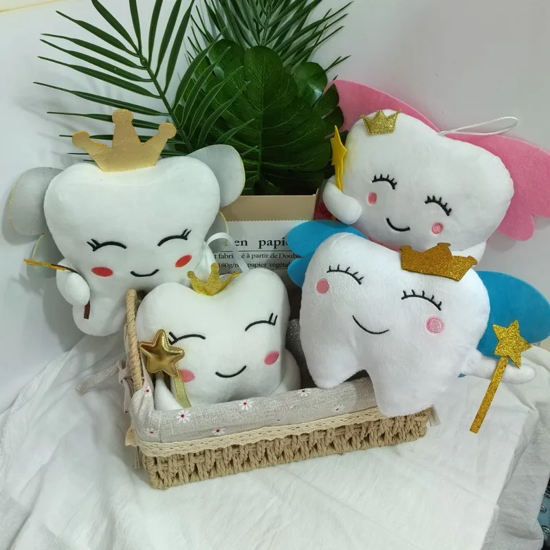 

Зубная фея, плюшевая игрушка, мягкая кукла, милый подарок для сбора зубов для детей, подарок на день рождения и компаньон перед сном