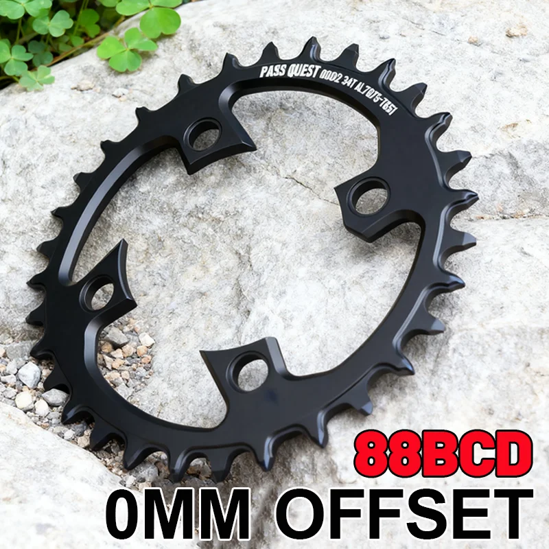 

88bcd 4 винта 88 Bcd Hollowtech для Shimano 12 В Mtb Crown 32 34 36 38 40 42 44 Зубчатая звездочка Переднее одинарное кольцо цепи