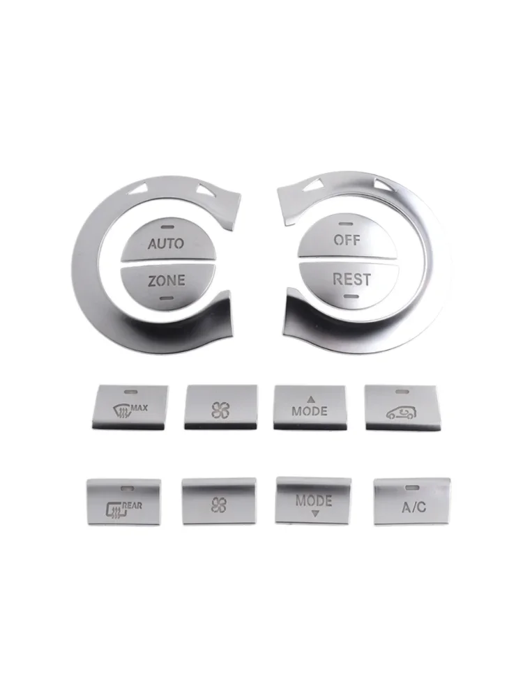 ABS Button Cover A C Button Trim Hassle-free Installation Process Robust ABS Material For Mercedes C117 For Mercedes X156