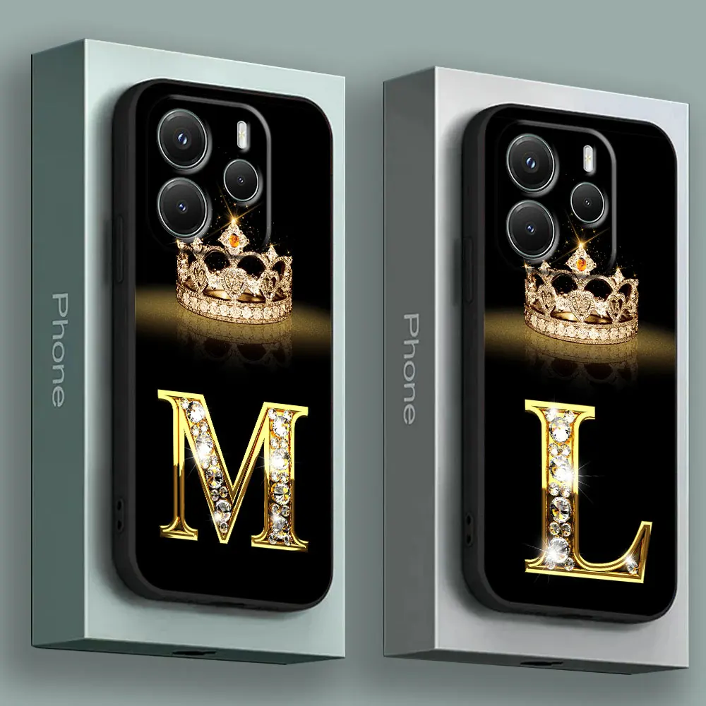 

Phone Case for Xiaomi Redmi Note 15 14 13 12 11 10 Pro Plus 5G 12S Redmi 15C 14C 12C 13C 4G Silicon Cover Letter M L E T K J I U