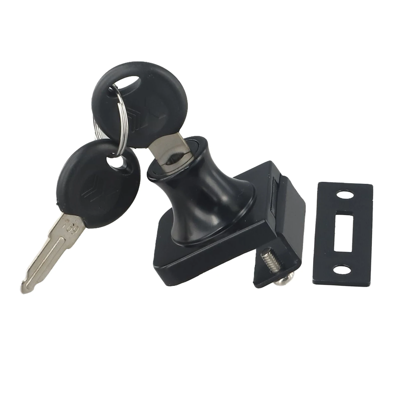 Showcase Cabinet Lock No Drilling Replacement Zinc Alloy Cabinet Display For 5-8mm Glass Lock Metal Accessories