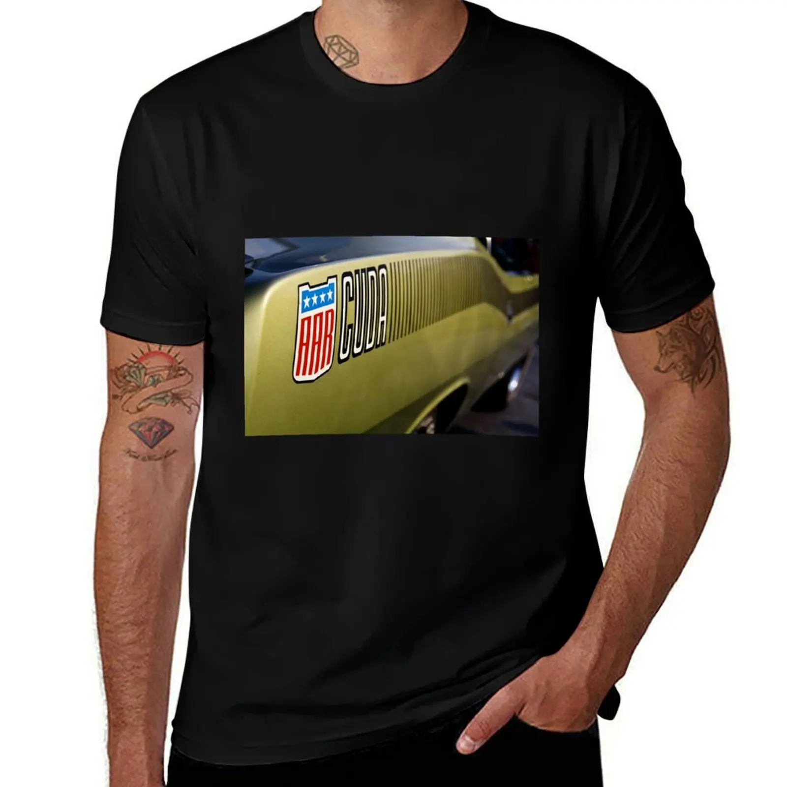 AAR Cuda T-Shirt Plus Size Street Style Tee T-Shirt