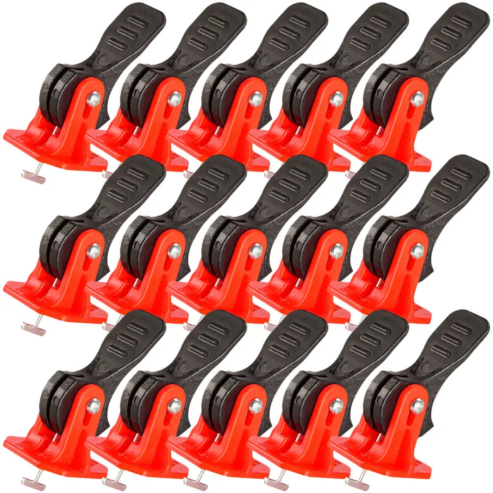 50Pcs T-Type Tile Leveling System Heavy Duty Reusable Floor Wall Tiling Tool with Adjustable Positioning for Flat Beautiful