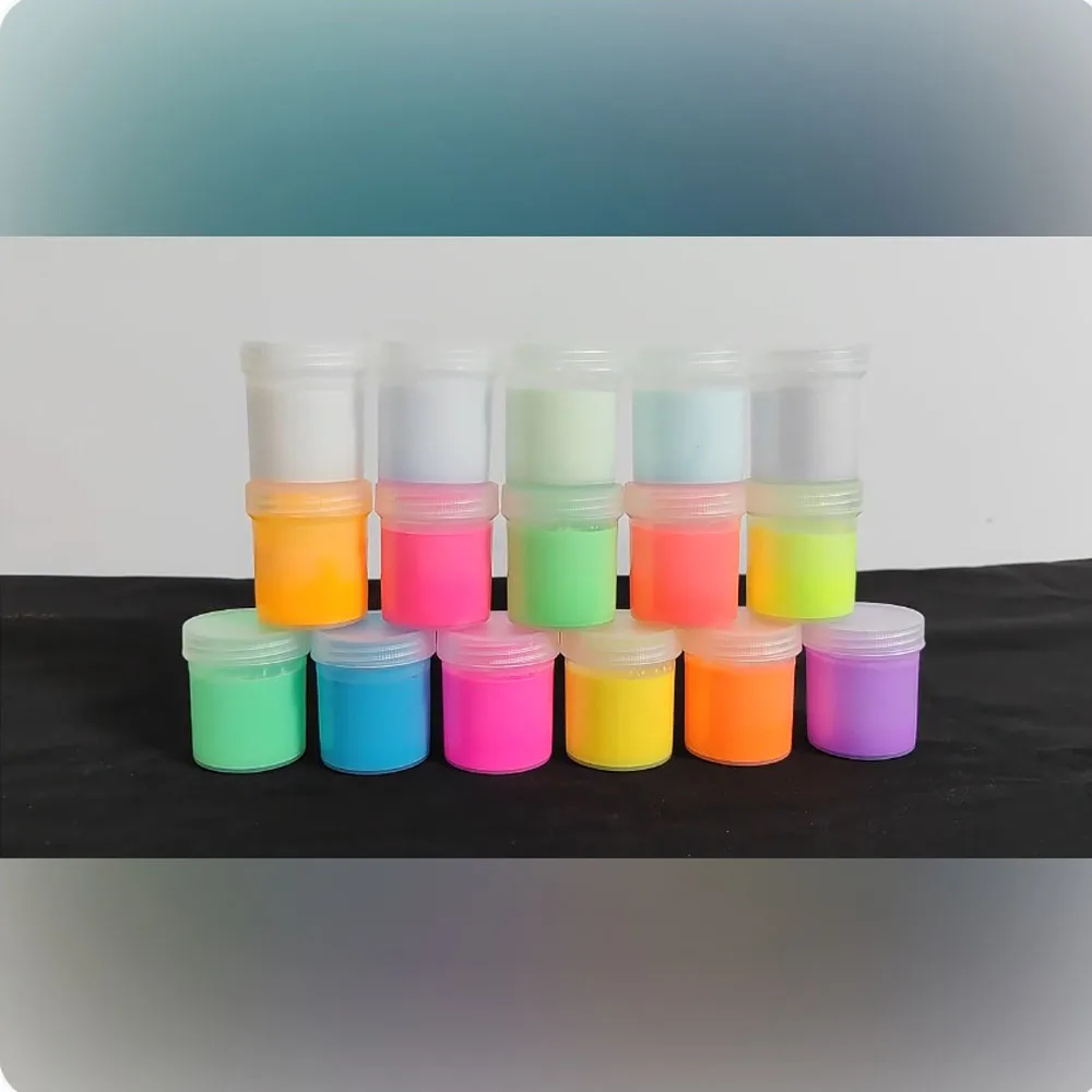 100G Ultra Helles Nachtlicht Langanhaltende Fluoreszierende Tinte Nachtlicht Farbpigment Siebdruck-Sprühfarbe